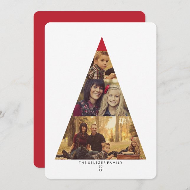 Árbol de Navidad Moderno 3 Festín de Festividad Sa (Anverso / Reverso)