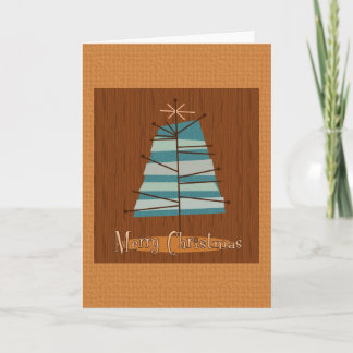 Árbol de navidad moderno de los mediados de siglo