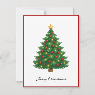 Árbol de Navidad Moderno Elegante No Fotográfico