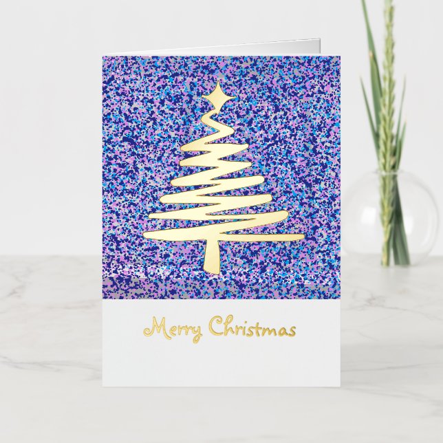 Árbol de Navidad Moderno Papel de Aluminio de Feli (Anverso)