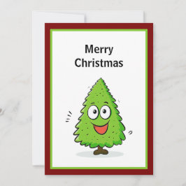 Árbol de Navidad Moderno Rojo y Verde Guay Minimal