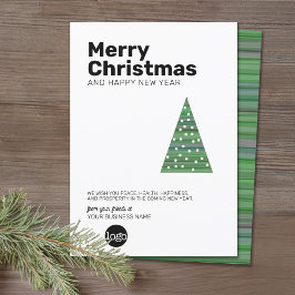 Árbol de Navidad moderno - sans serif Business