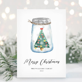 Árbol de Navidad moderno único no foto