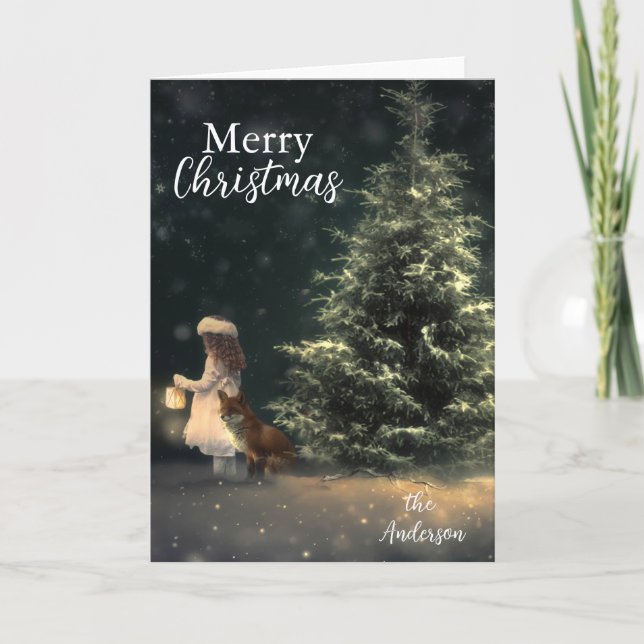 Árbol de Navidad moderno y trendy (Anverso)