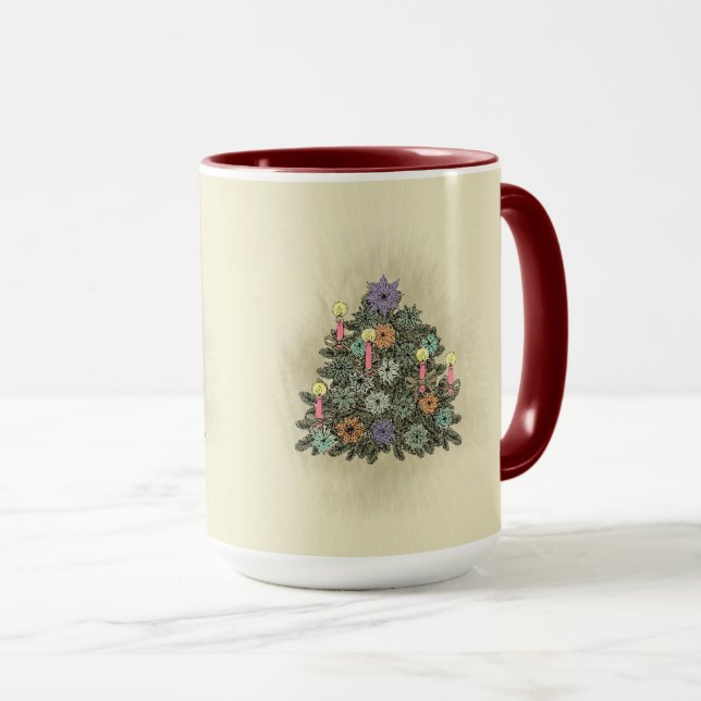 Árbol de Navidad - Mug, Copa (Anverso derecho)