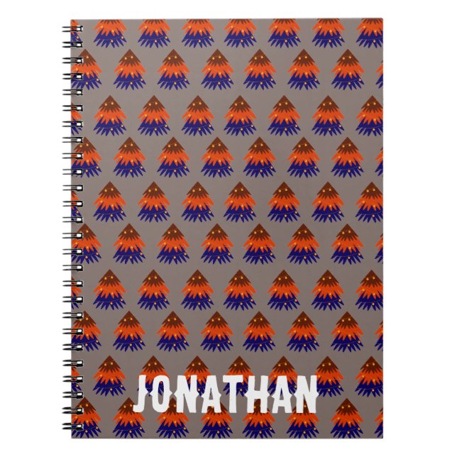 Árbol de Navidad Multicolor - Cuaderno (Frente)