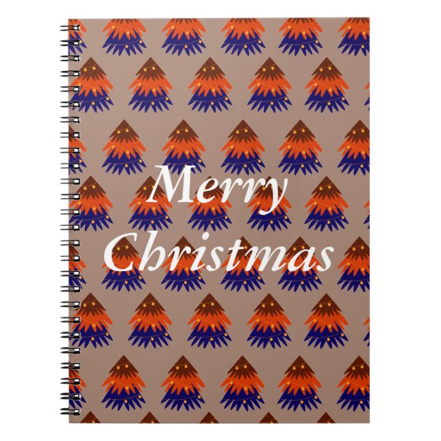 Árbol de Navidad Multicolor - Cuaderno (Frente)