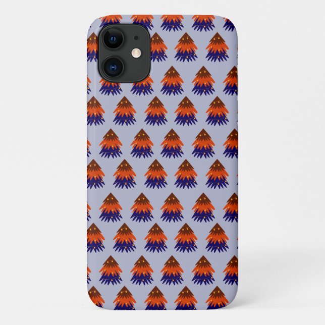 Árbol de Navidad multicolor - Funda para iPhone 11 (Reverso)