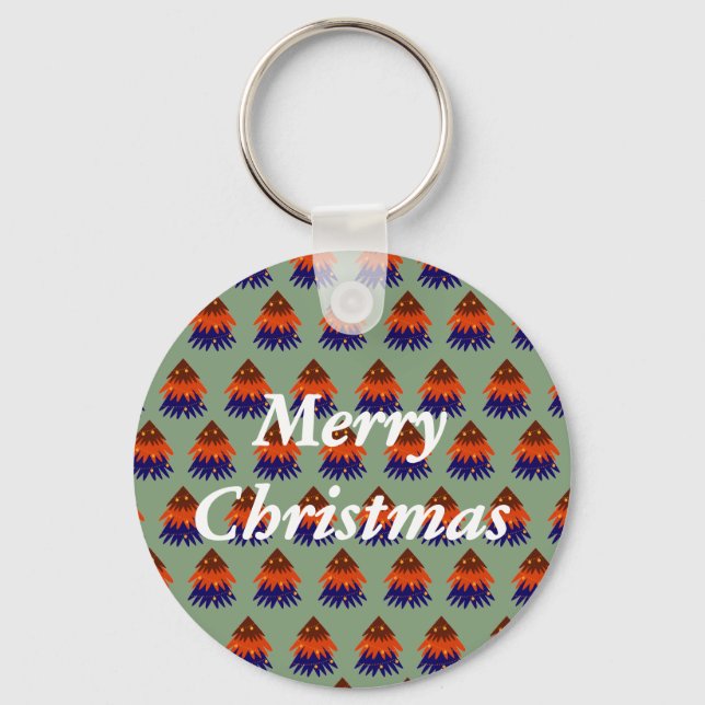 Árbol de Navidad Multicolor - Llavero (Anverso)