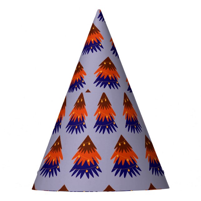 Árbol de Navidad Multicolor - Sombrero de Fiesta (Anverso)