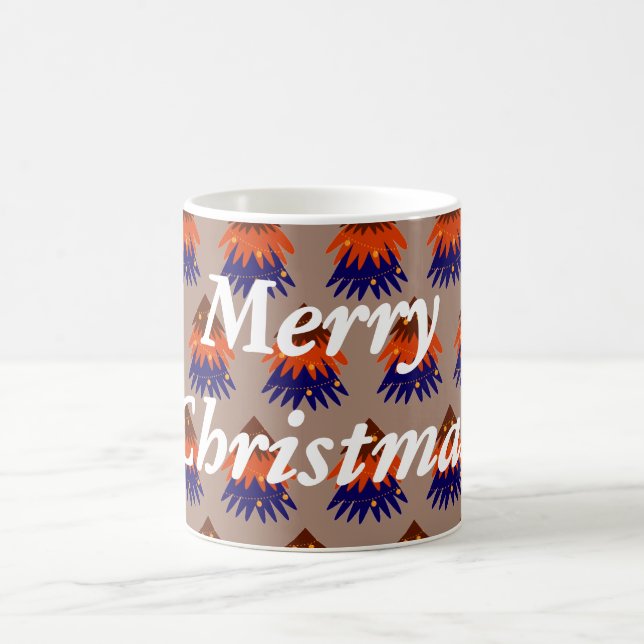 Árbol de Navidad multicolor - Taza de café (Centro)