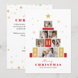 Árbol de Navidad multiuso tarjeta de vacaciones de