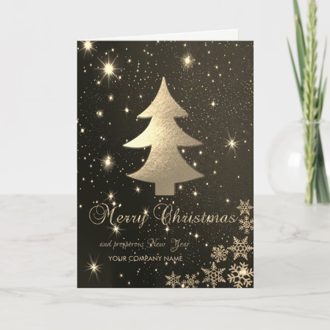 Árbol de Navidad negro y dorado, Copos de nieve, C (Anverso)