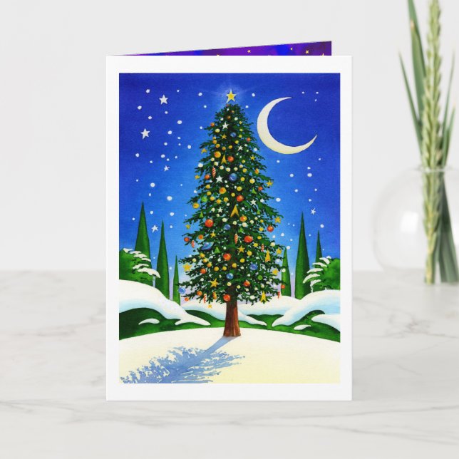 Árbol de navidad Nevado (Anverso)