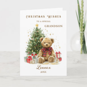 Árbol de Navidad Nieto Oso de Peluche
