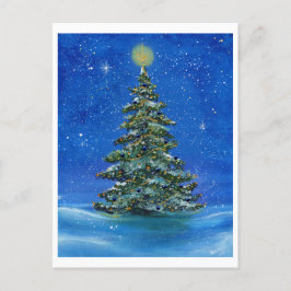 Árbol de Navidad nocturno de Renee Lavoie Holida