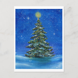 Árbol de Navidad nocturno de Renee Lavoie Holida