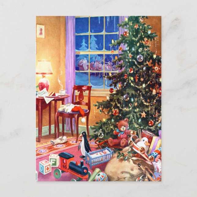 Árbol de navidad nostálgico (Anverso)