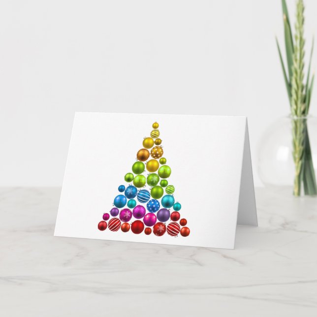 Árbol de Navidad Ornamento Arcoiris (Anverso)