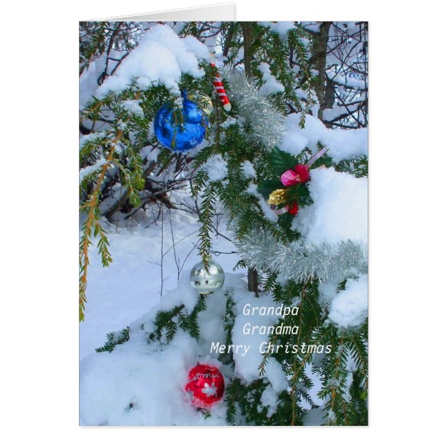 Árbol de navidad pasado de moda (Frente)