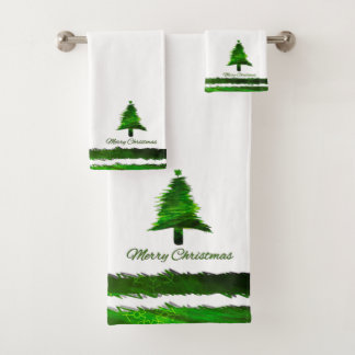 Árbol de Navidad Patrón de Festejos Moderno Verde