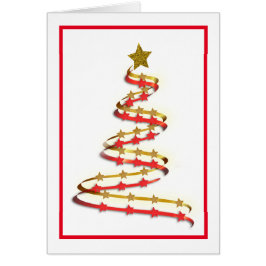 Árbol de Navidad personalizado con cinta abstracta