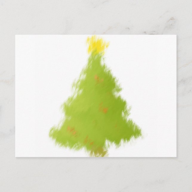 Árbol de Navidad pintado (Anverso)