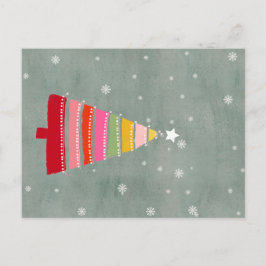 Árbol de navidad pintado a mano