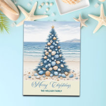 Árbol de Navidad Playa Feliz Navidad