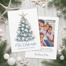 Árbol de Navidad Playa Mele Kalikimaka Foto