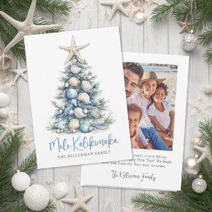 Árbol de Navidad Playa Mele Kalikimaka Foto