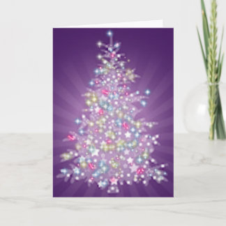 Árbol de Navidad púrpura