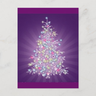 Árbol de Navidad púrpura