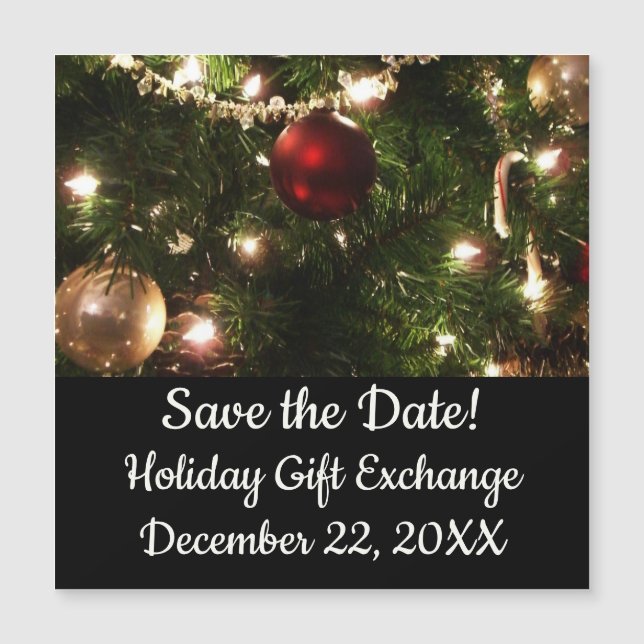 Árbol de Navidad que ferio Bonito Verde y Rojo (Anverso)