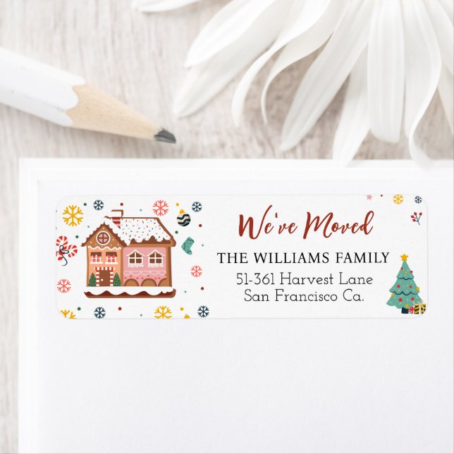 Árbol de Navidad que hemos mudado nueva etiqueta d (In situ)