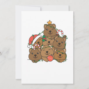 Árbol de Navidad Quokka Animales Divertidos Navida