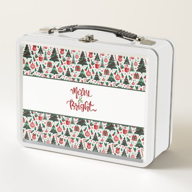 Árbol de Navidad, regalos, caramelos (Anverso)