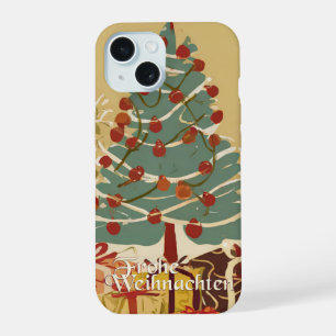 Árbol de Navidad regalos estilo retro Feliz Navida