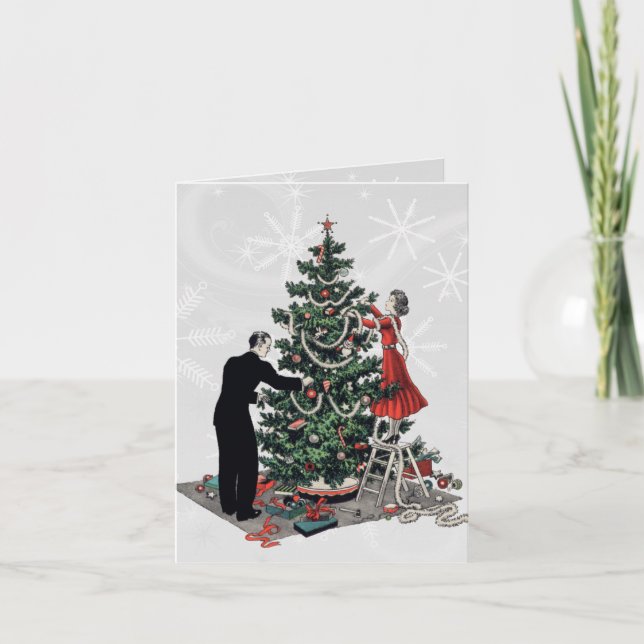 Árbol de Navidad retro (Anverso)