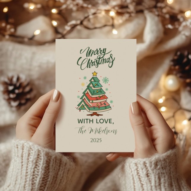 Árbol de Navidad Retro Pastel (Subido por el creador)