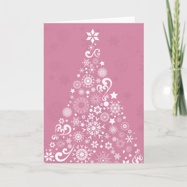 árbol de navidad rosa (Anverso)