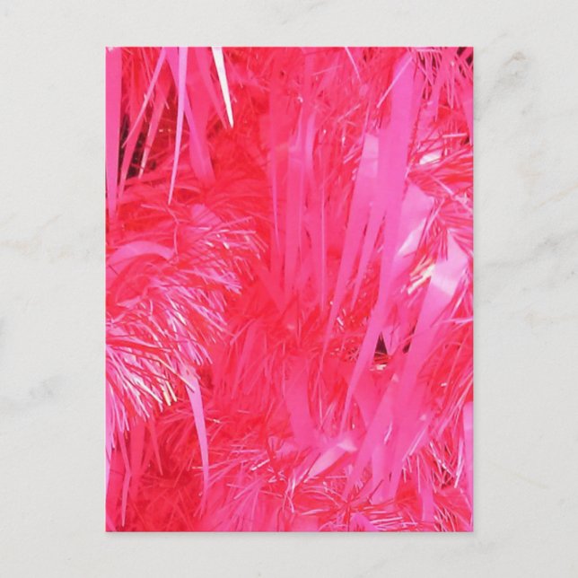 Árbol de Navidad rosa brillante (Anverso)