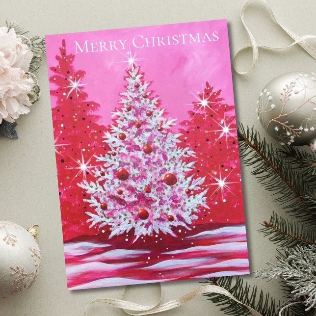 Árbol de Navidad Rosa Vintage (Subido por el creador)