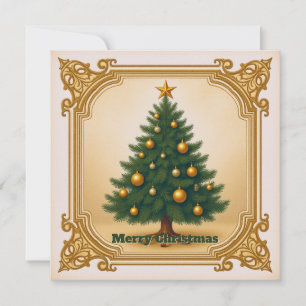 Árbol de Navidad Rústico Sencillo No Fotográfico