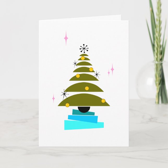 Árbol de Navidad - Semicírculos Minimalistas (Anverso)