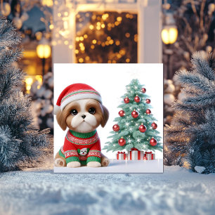 Árbol de Navidad Shih Tzu
