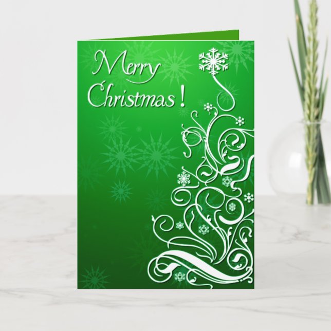 Árbol de Navidad Swirly Curly (Anverso)