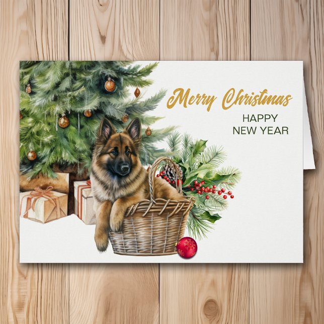 Árbol de Navidad Tervuren Dog Wicker Basket Belga (Subido por el creador)