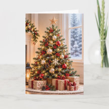 Árbol de Navidad Tradicional Feliz Navidad