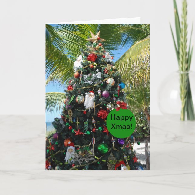 Árbol de Navidad Tropical Beach (Anverso)